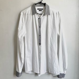 💔 SOLD 💔 Vintage Gucci Button Up Shirt Stripe Accent